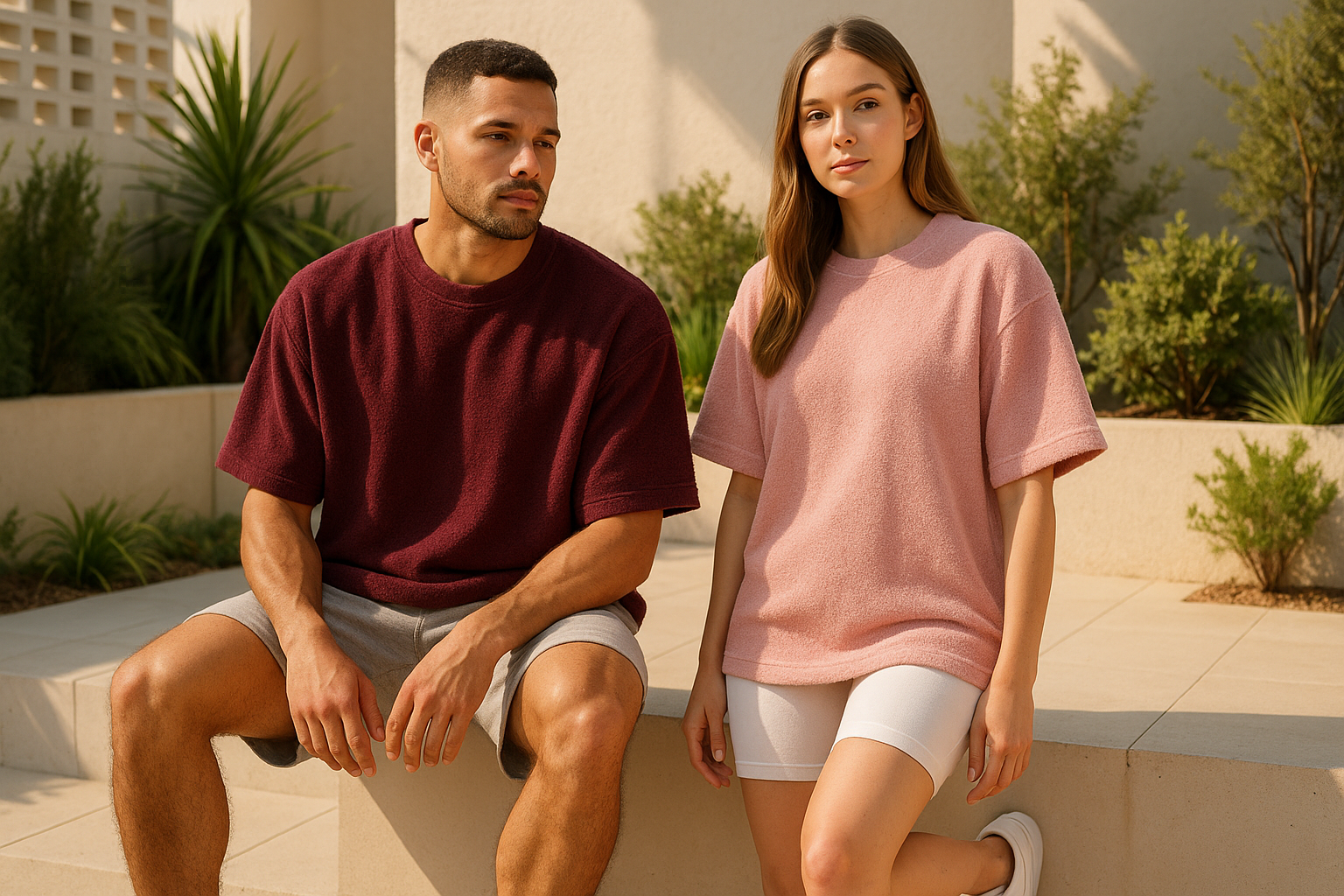 TERRY OVERSIZED TEES