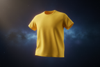 Classic crew neck tee : YELLOW