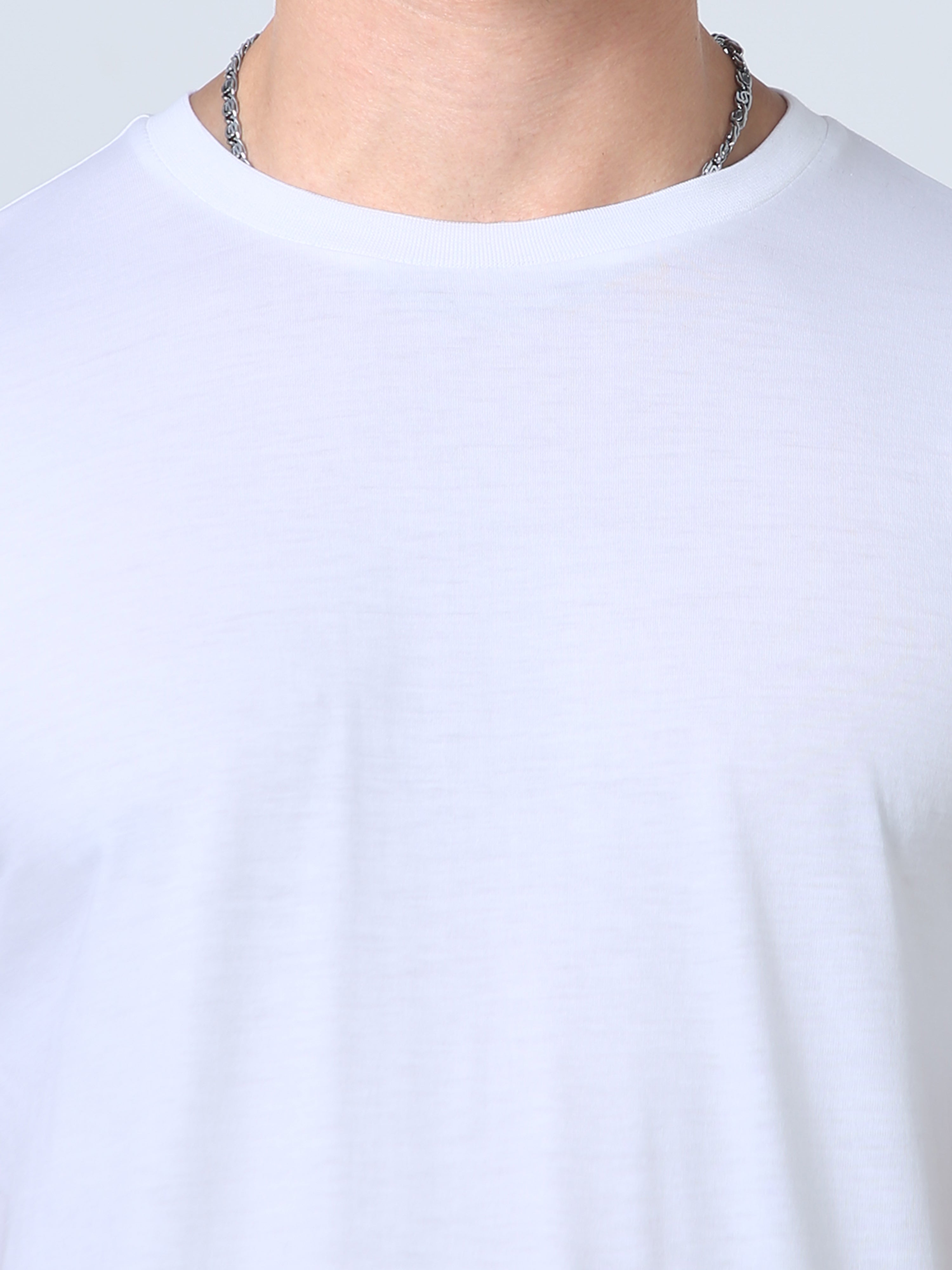 Luxe Supima tee :WHITE