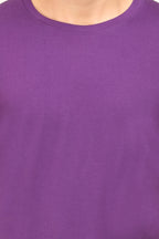 Classic crew neck tee : PURPLE