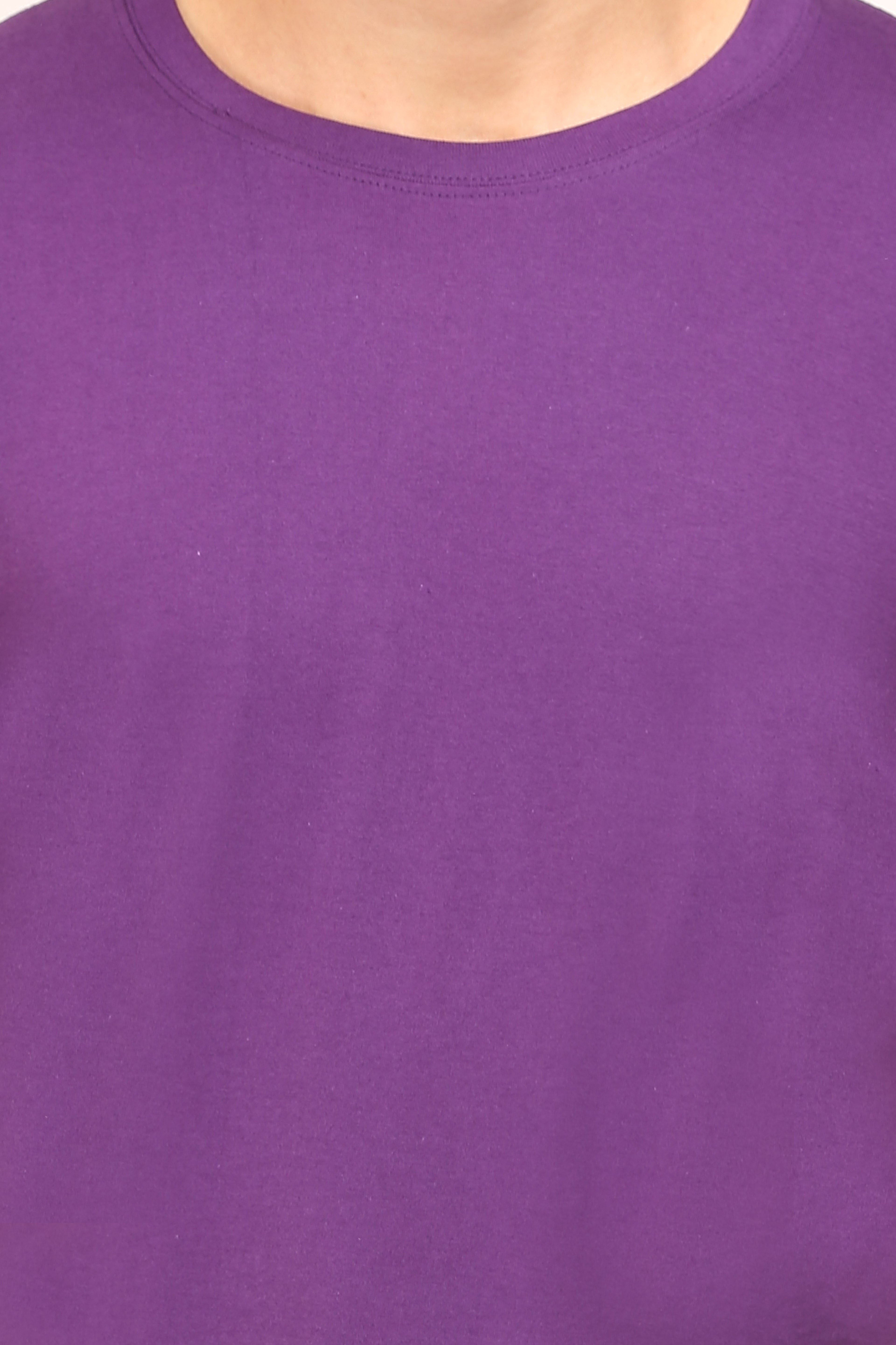 Classic crew neck tee : PURPLE