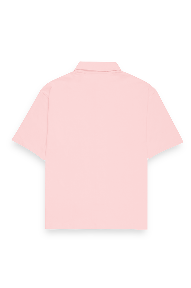 Oversized Shirt :LIGHT BABY PINK