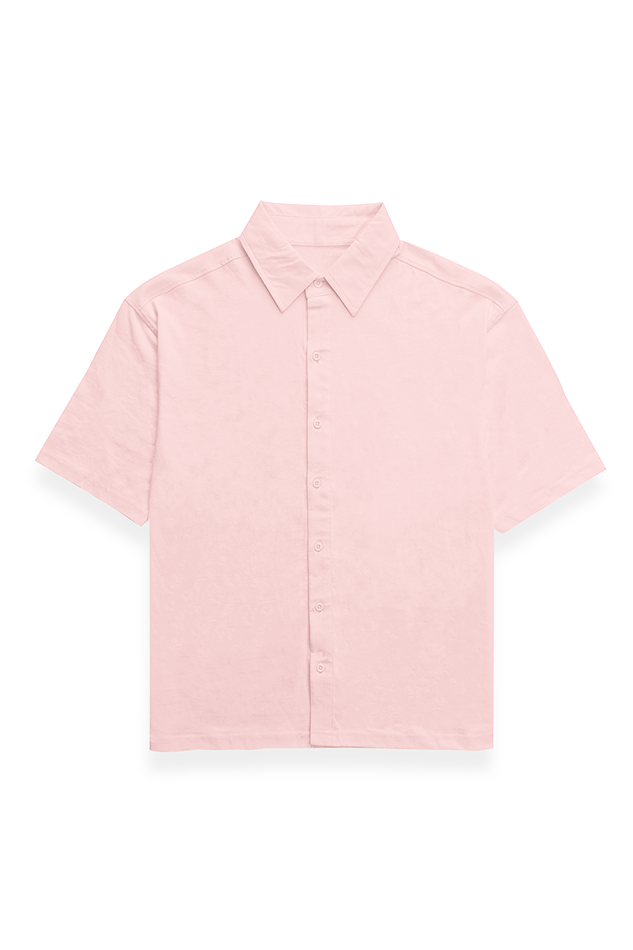 Oversized Shirt :LIGHT BABY PINK