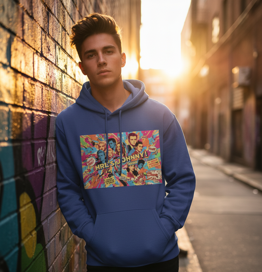 "CARTOON POSTER" Classic Premium Graphic Printed Hoodie