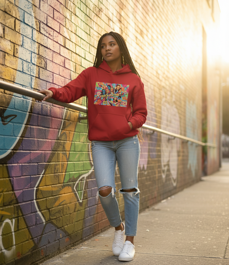 "CARTOON POSTER" Classic Premium Graphic Printed Hoodie