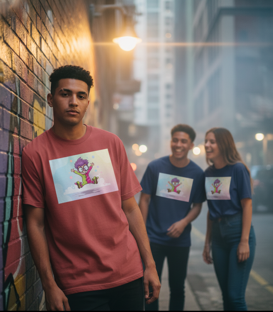 "CLOUD CATCHER " Classic Oversized Graphic Printed T-shirt