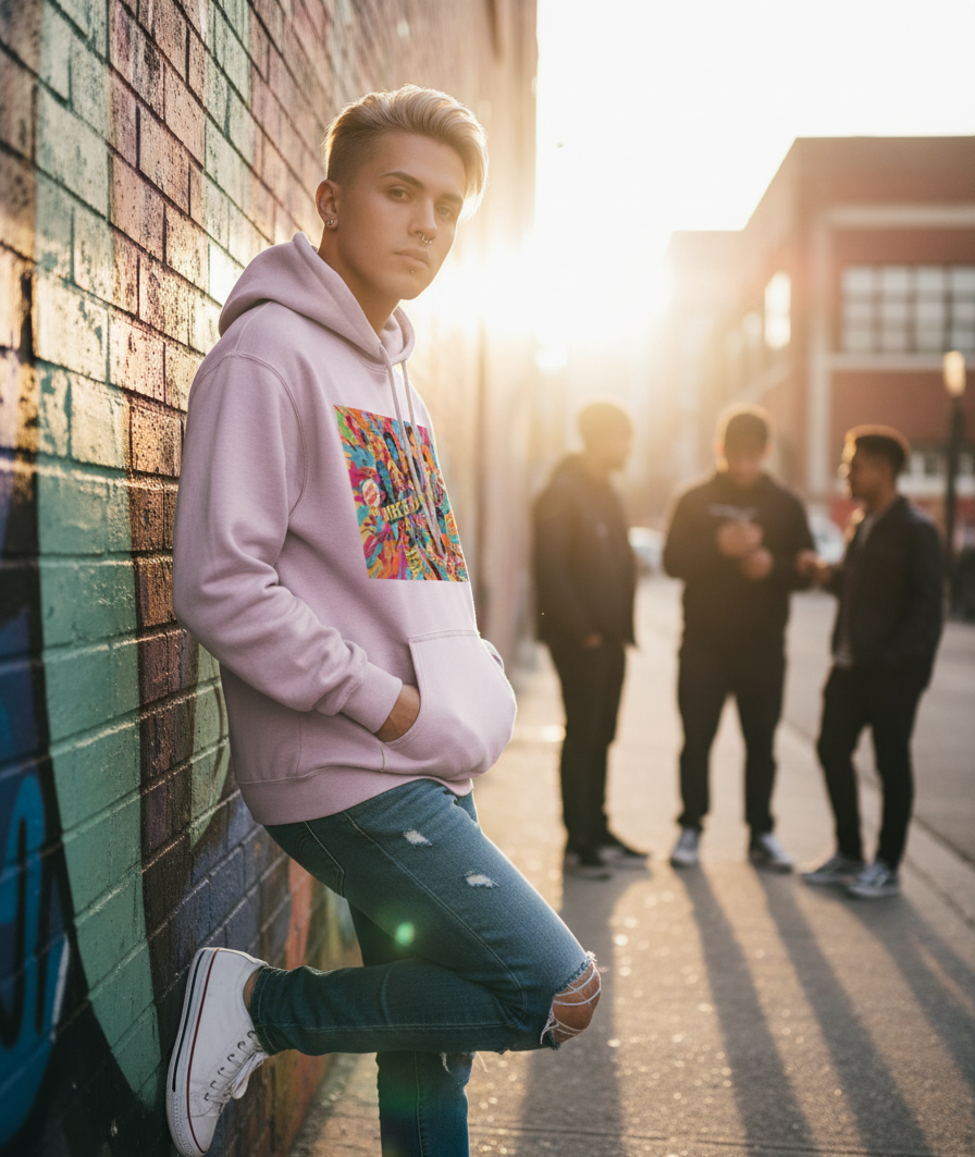 "CARTOON POSTER" Classic Premium Graphic Printed Hoodie