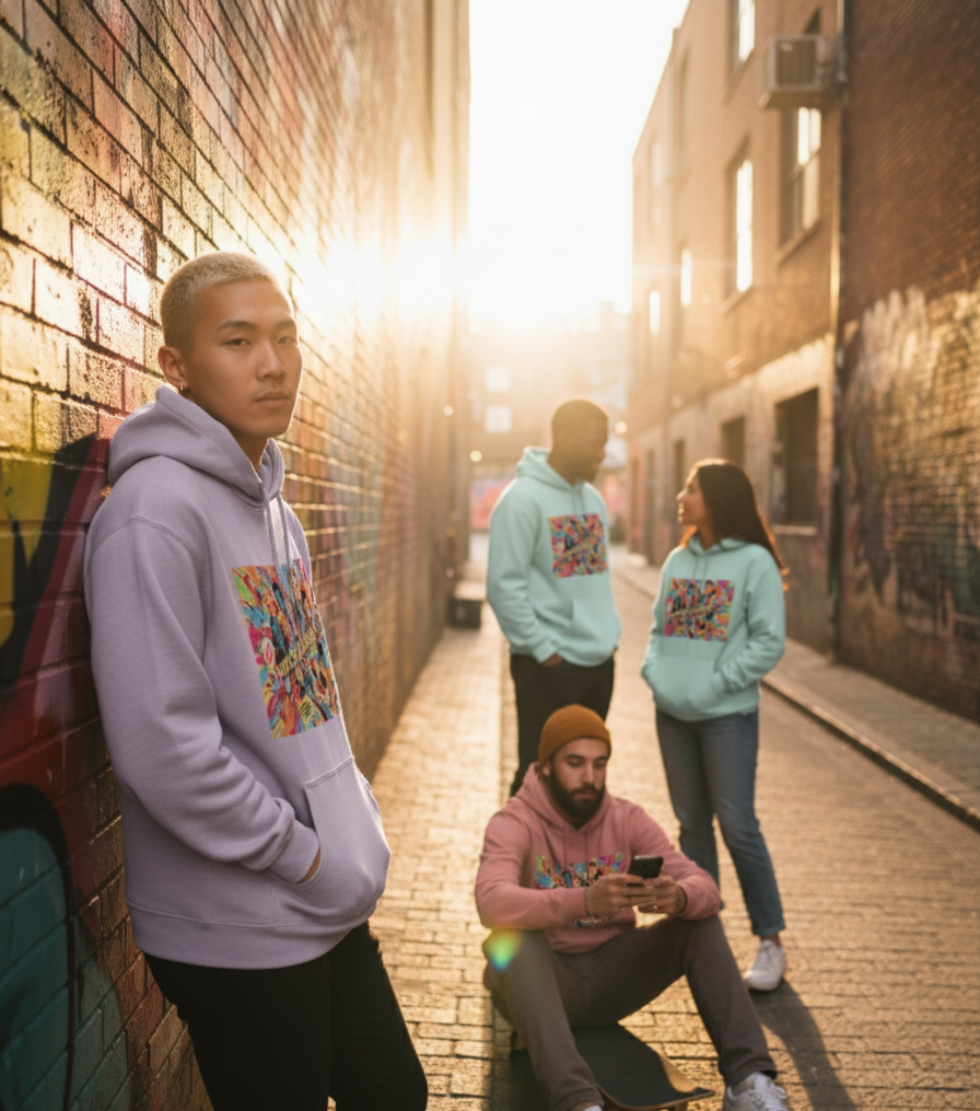 "CARTOON POSTER" Classic Premium Graphic Printed Hoodie