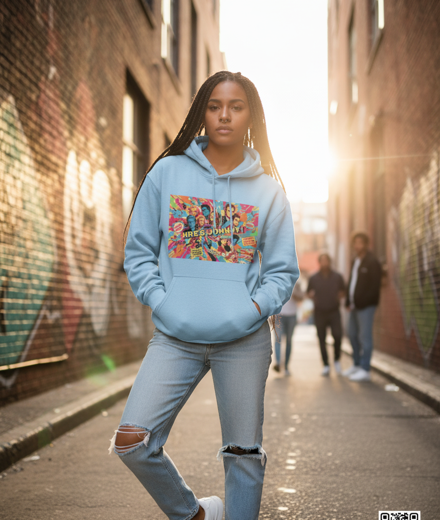 "CARTOON POSTER" Classic Premium Graphic Printed Hoodie