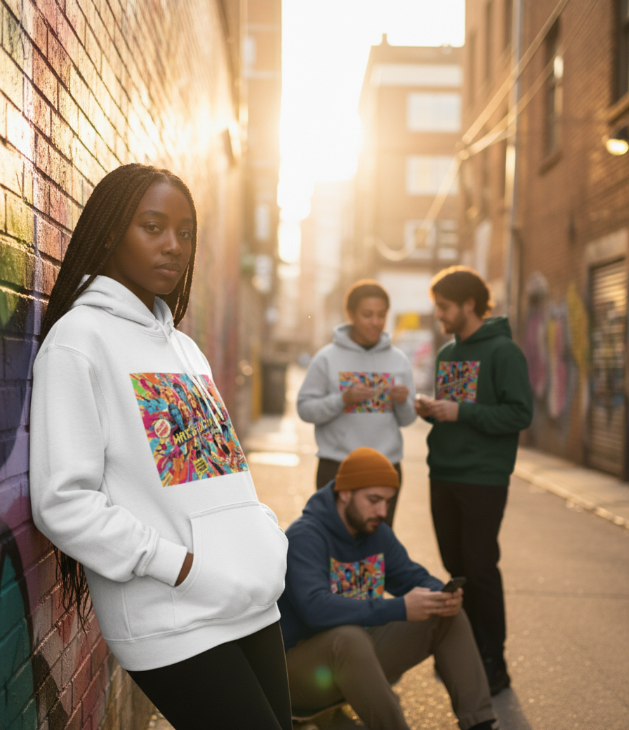 "CARTOON POSTER" Classic Premium Graphic Printed Hoodie