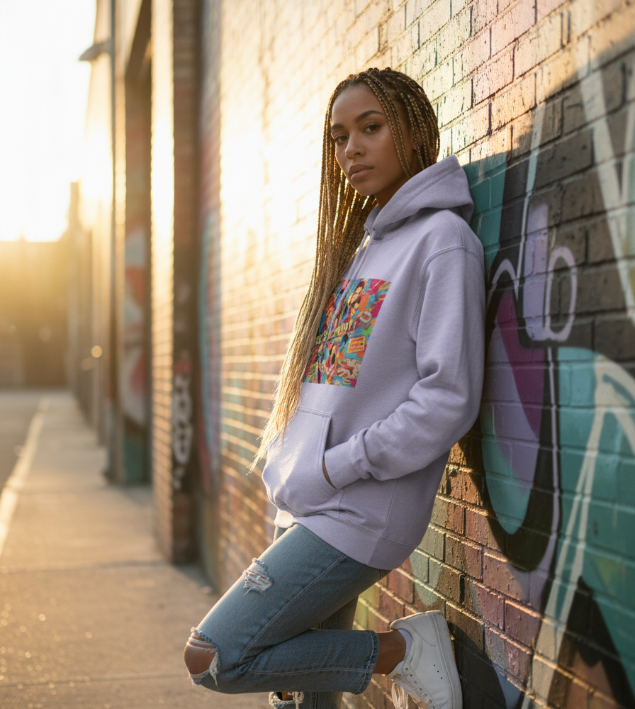 "CARTOON POSTER" Classic Premium Graphic Printed Hoodie