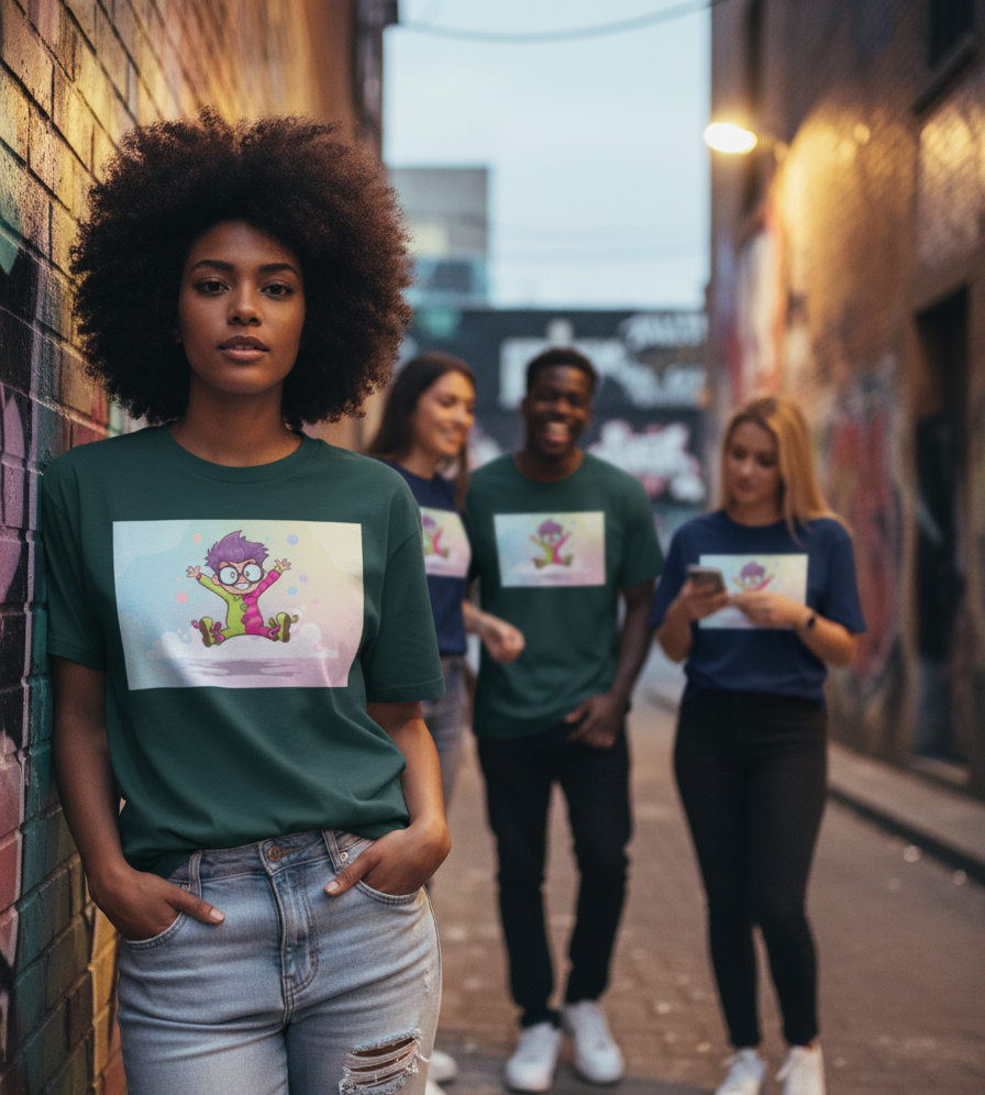 "CLOUD CATCHER " Classic Oversized Graphic Printed T-shirt