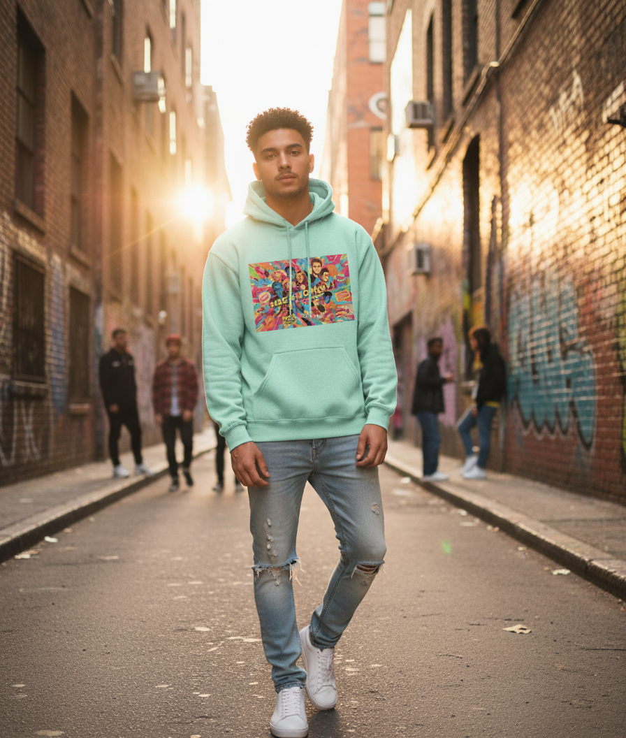 "CARTOON POSTER" Classic Premium Graphic Printed Hoodie