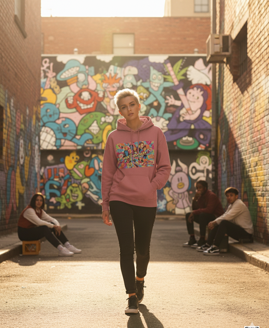 "CARTOON POSTER" Classic Premium Graphic Printed Hoodie