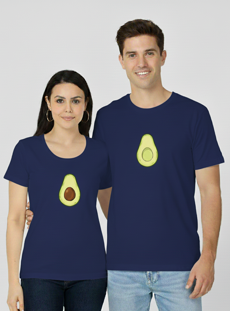 AVOCADO PRINTED COUPLE TEES : COMBO COLLECTION