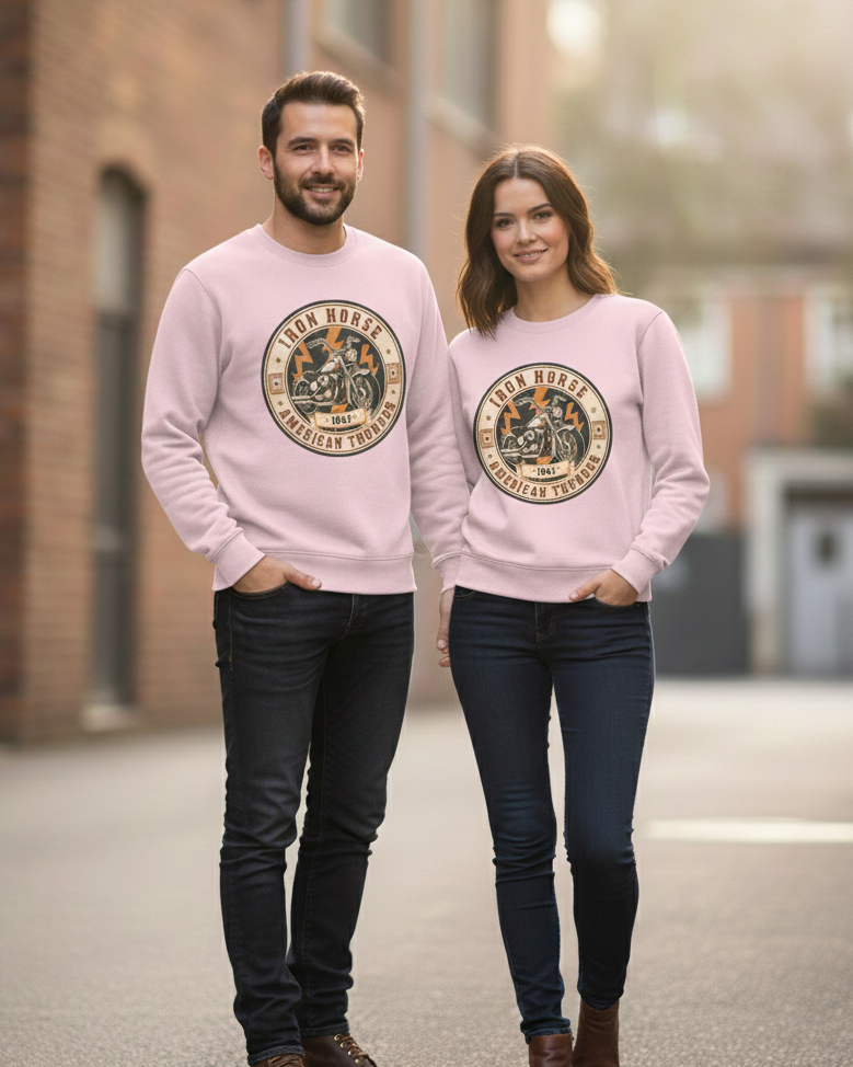 "BIKE RIDE" Classic Premium Graphic Printed Sweatshirt