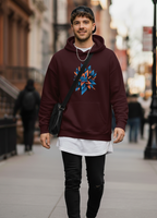"ABSTRACT" Oversized Graphic Printed Hoodies