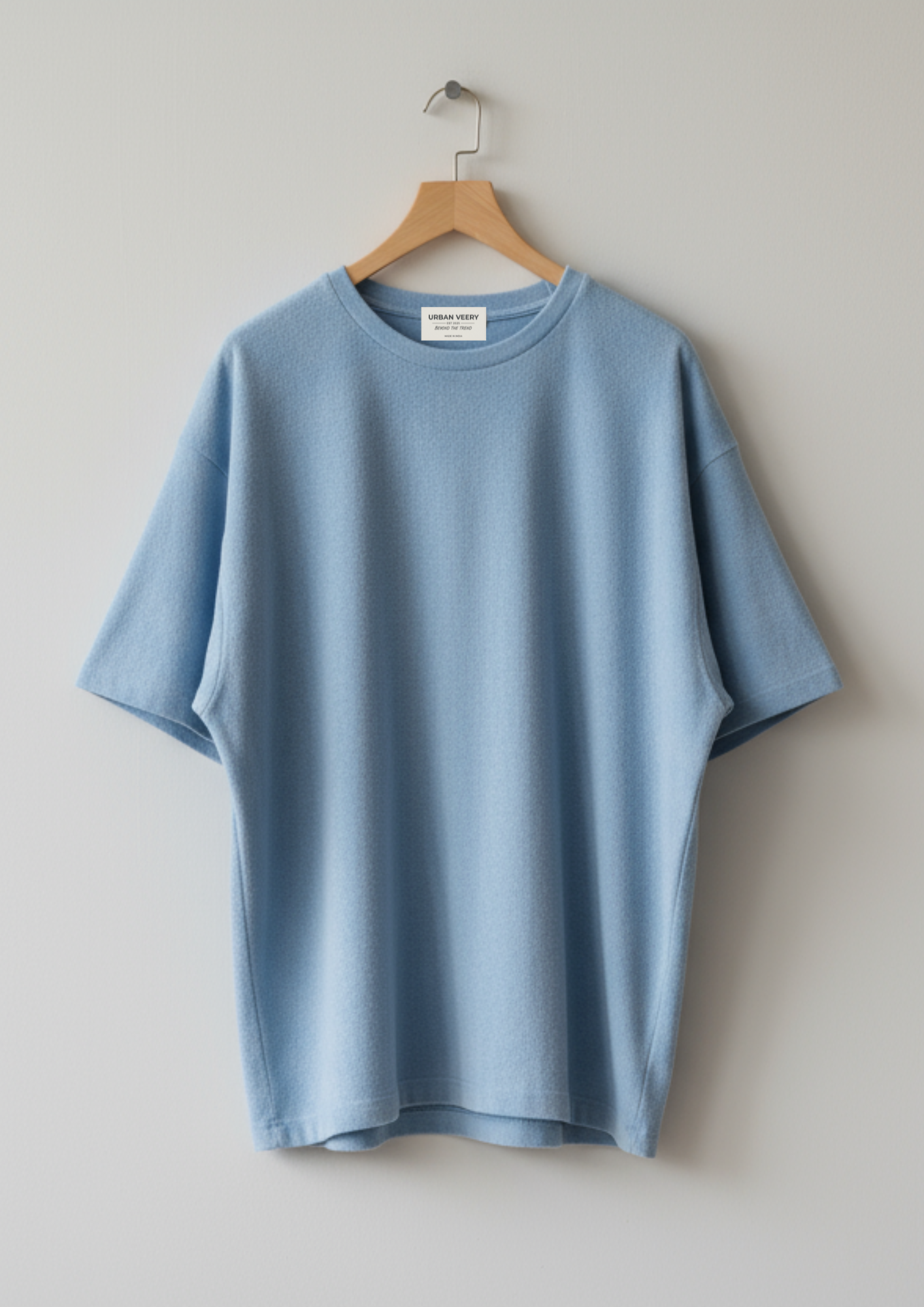 Terry Oversized tee : BABY BLUE