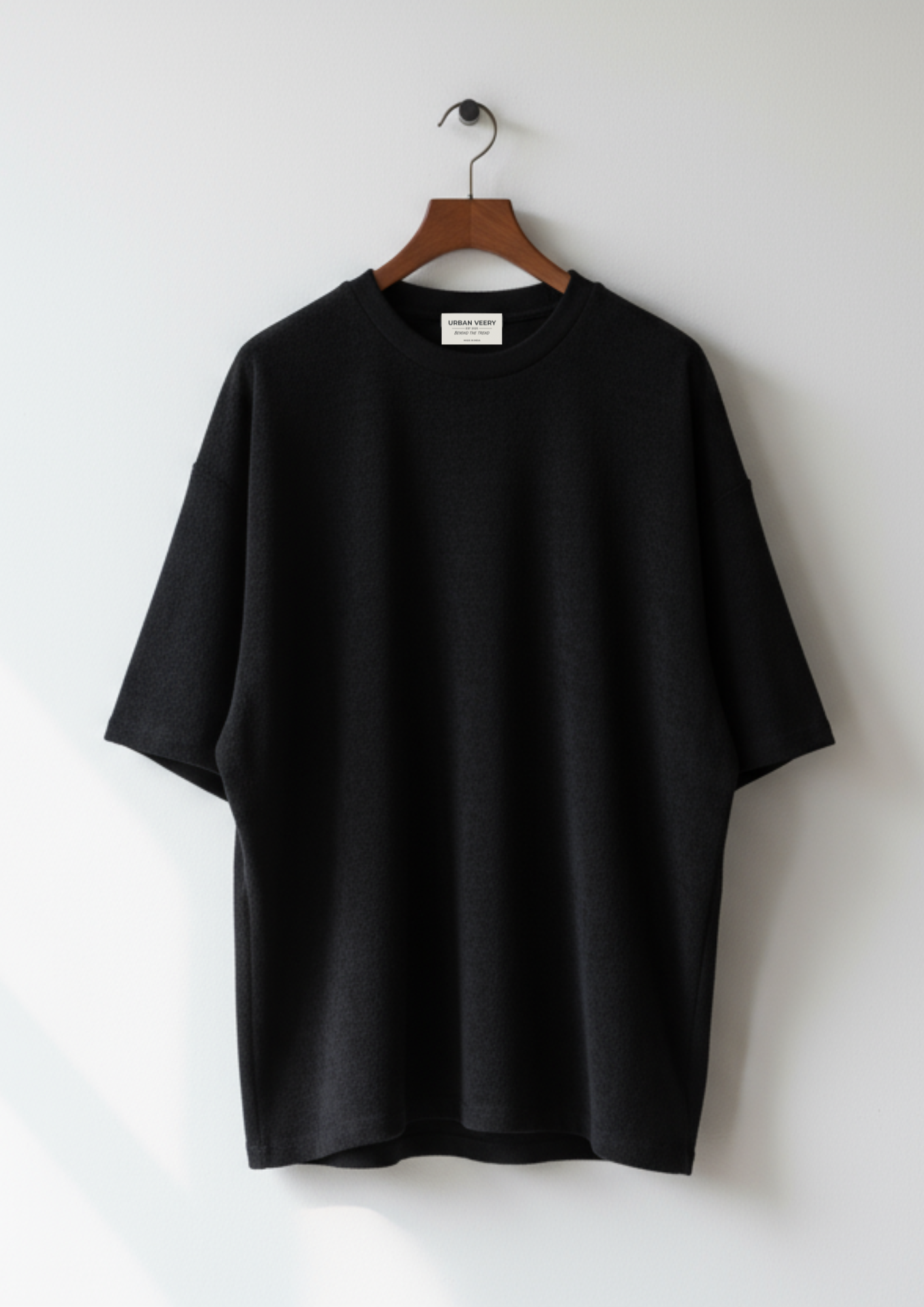 Terry Oversized tee :BLACK