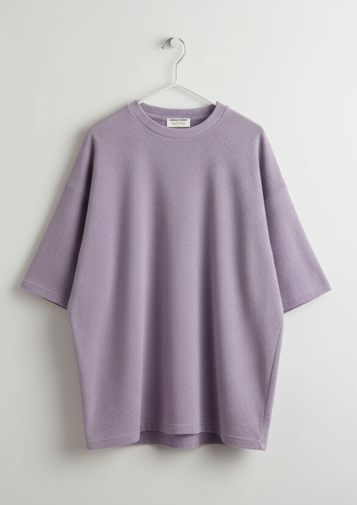 Terry Oversized tee : LAVENDER