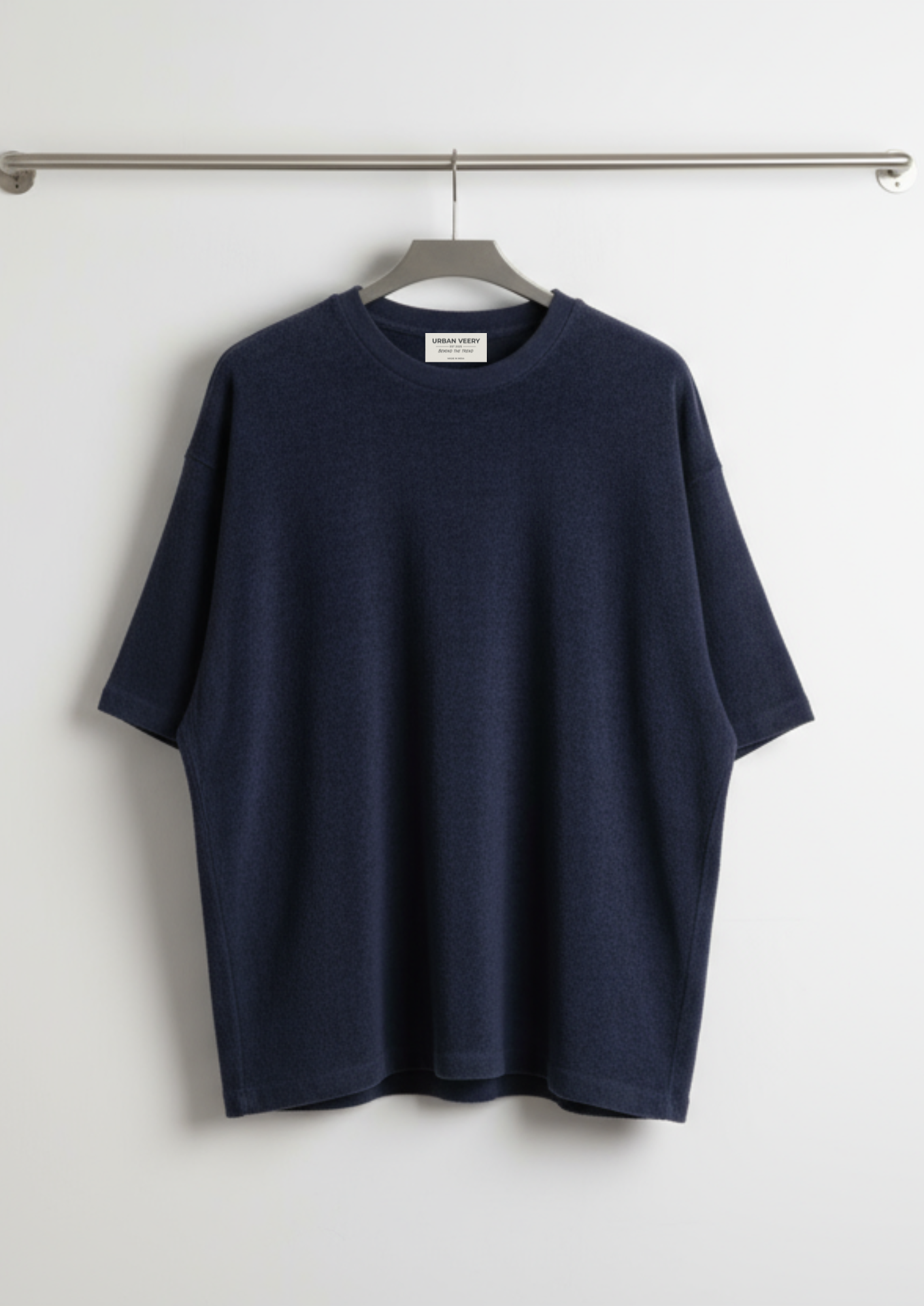 Terry Oversized tee : NAVY BLUE