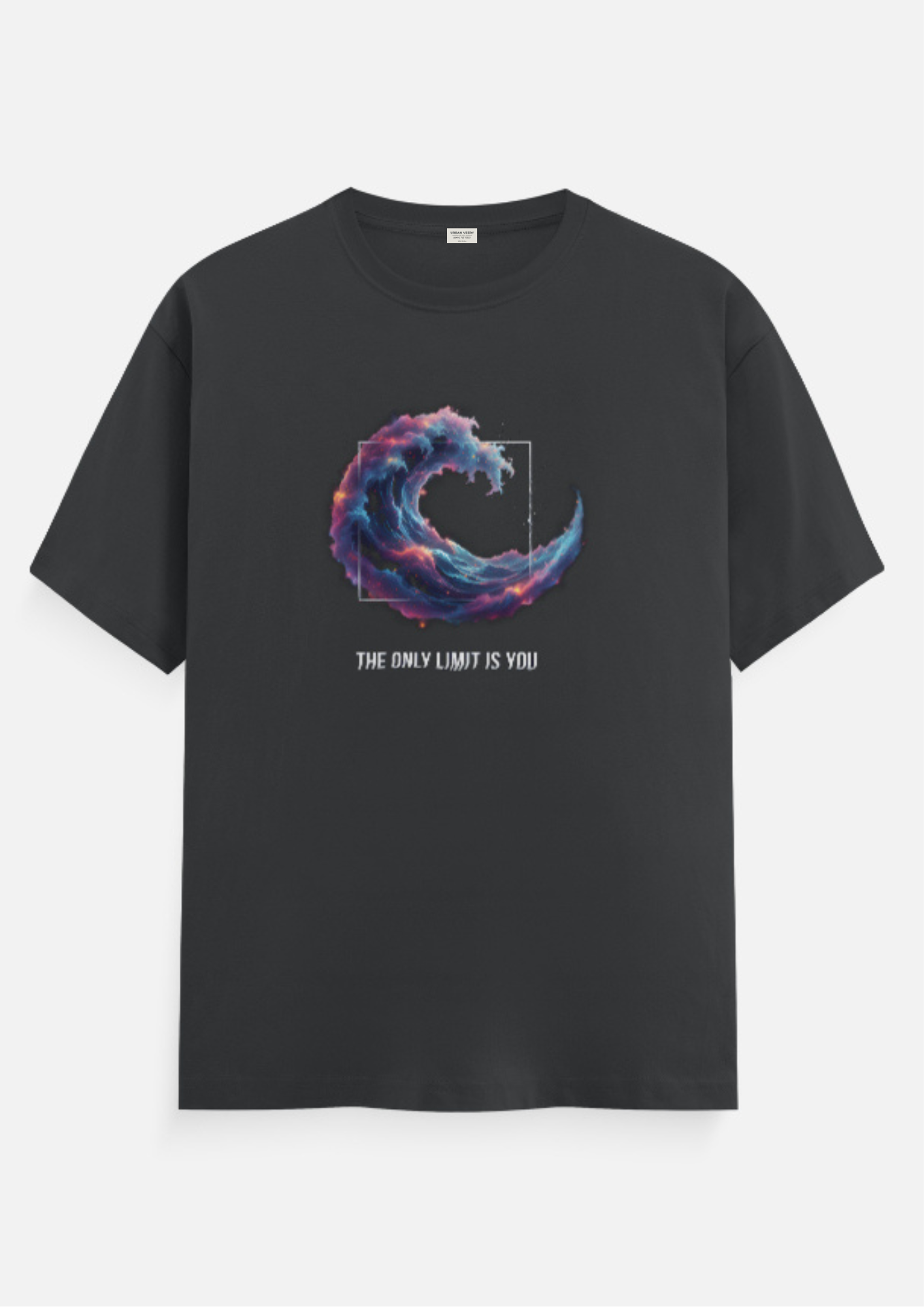 "ONLY LIMIT YOU " Round Neck Graphic Printed T-shirt