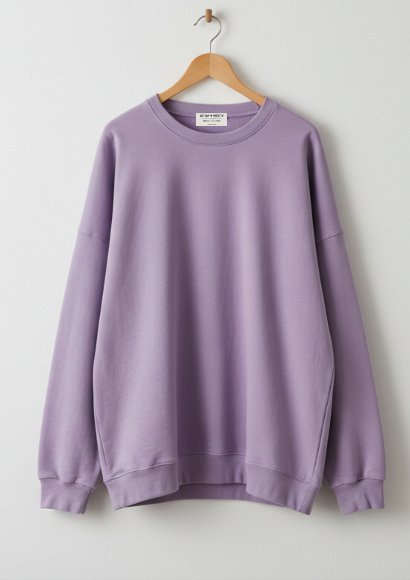 Oversized sweatshirt :LAVENDER