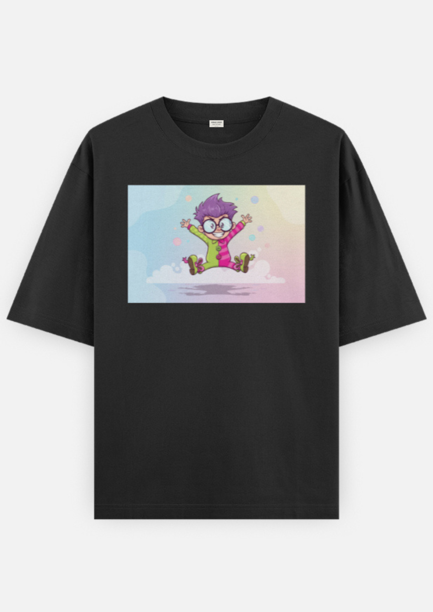 "CLOUD CATCHER " Classic Oversized Graphic Printed T-shirt