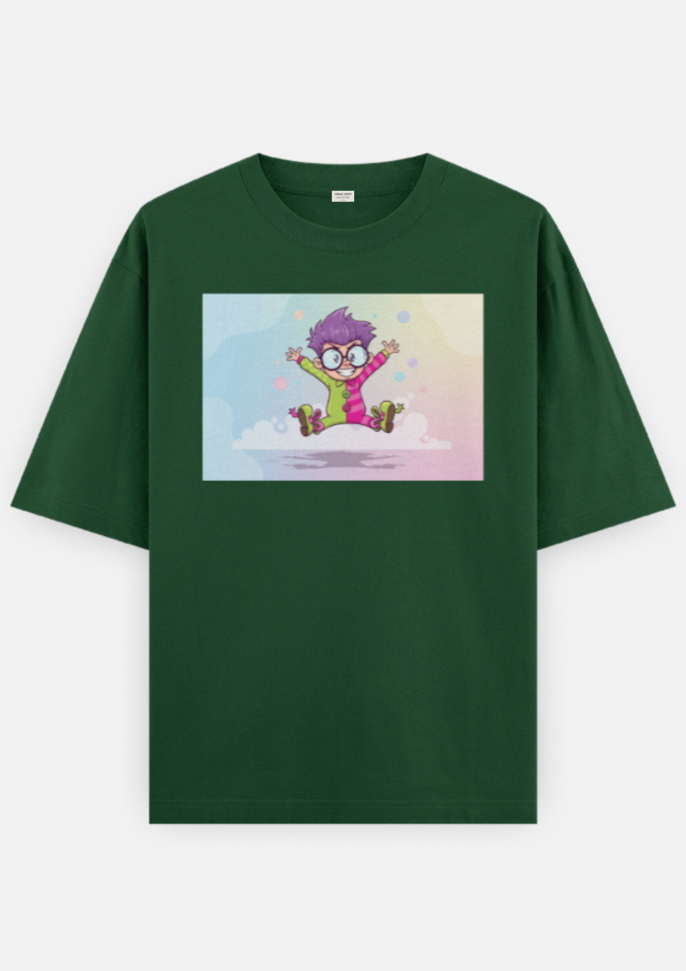 "CLOUD CATCHER " Classic Oversized Graphic Printed T-shirt