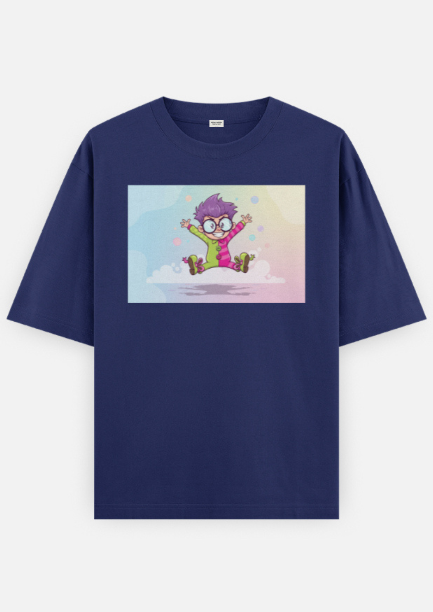 "CLOUD CATCHER " Classic Oversized Graphic Printed T-shirt