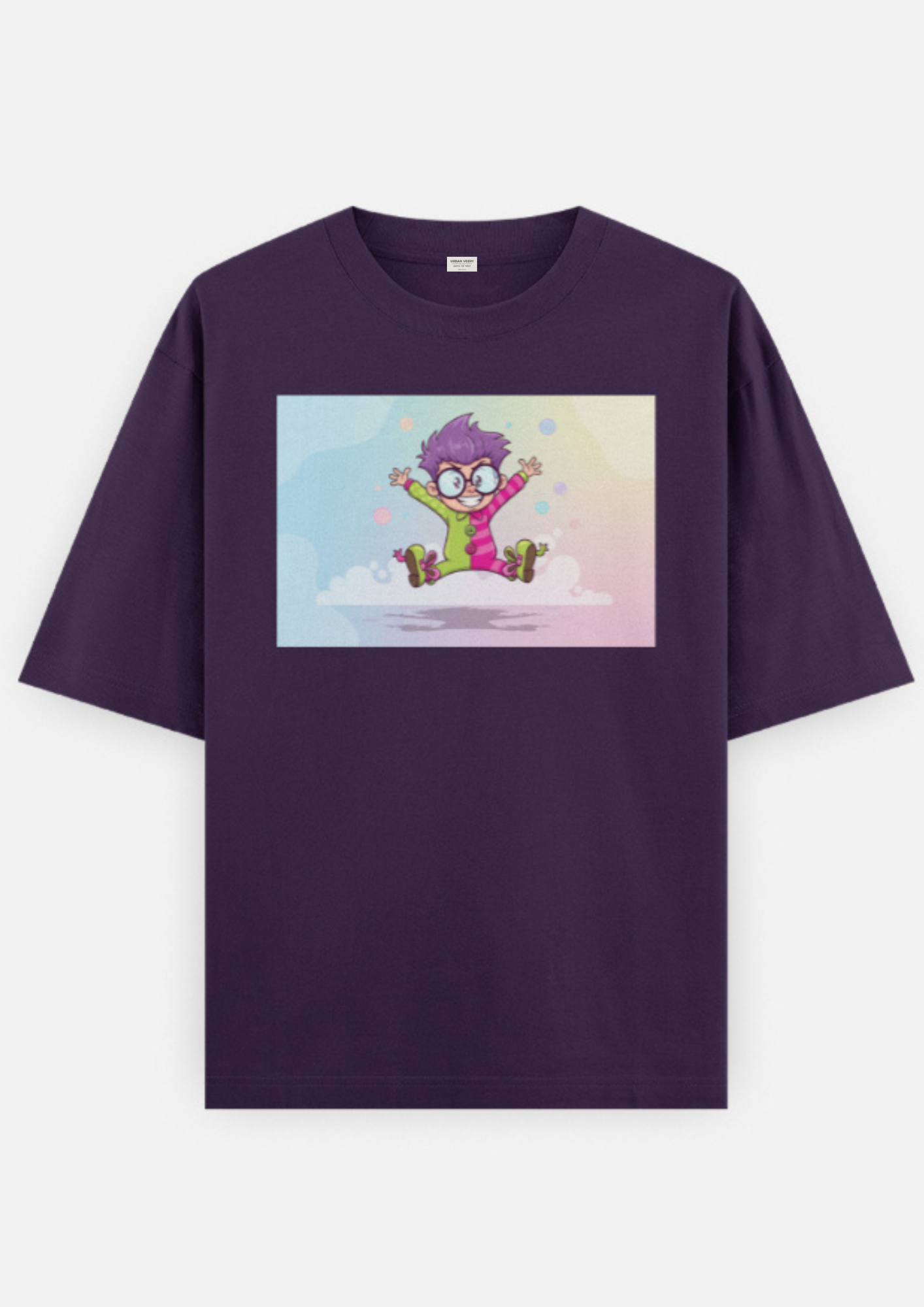 "CLOUD CATCHER " Classic Oversized Graphic Printed T-shirt