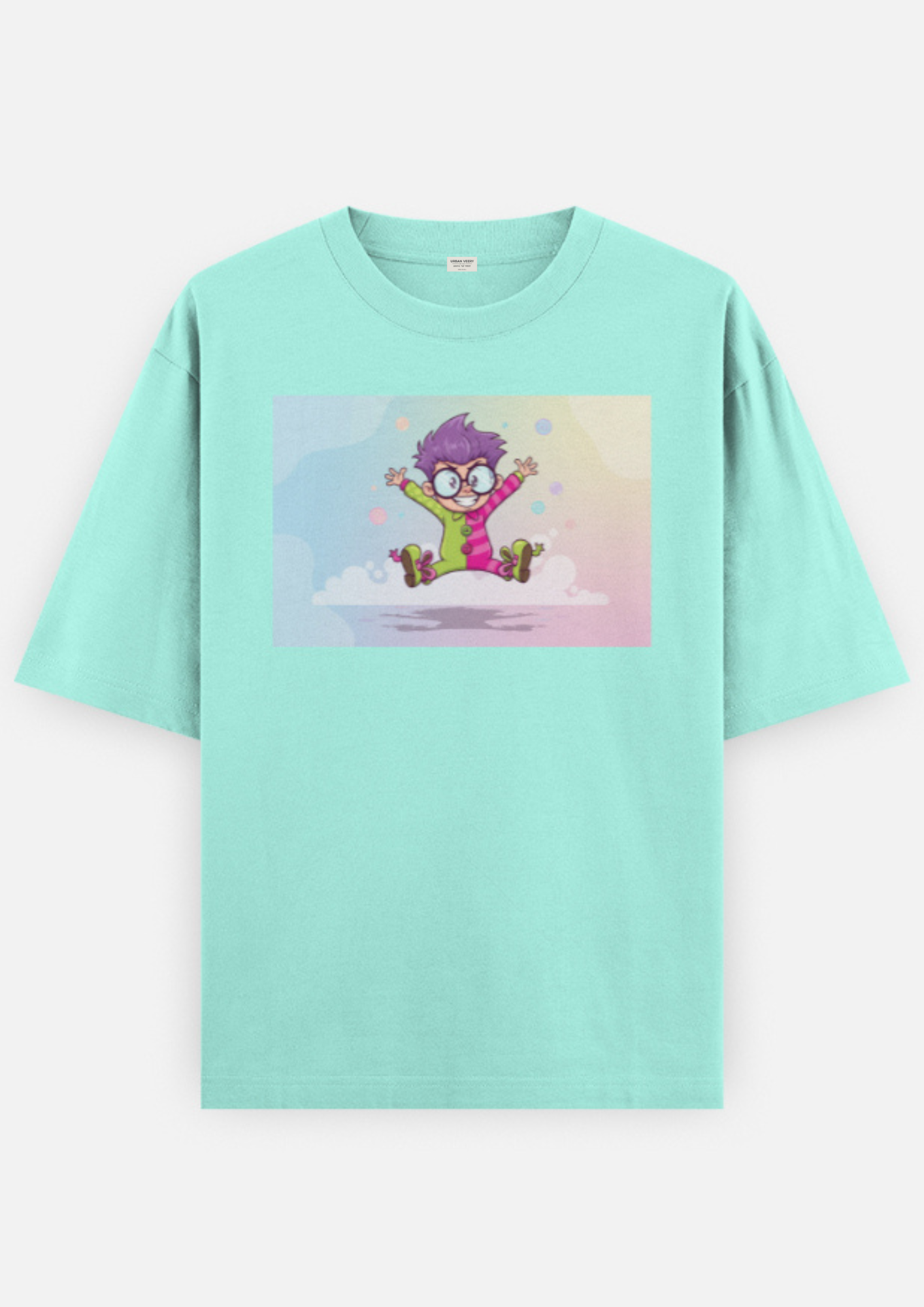 "CLOUD CATCHER " Classic Oversized Graphic Printed T-shirt