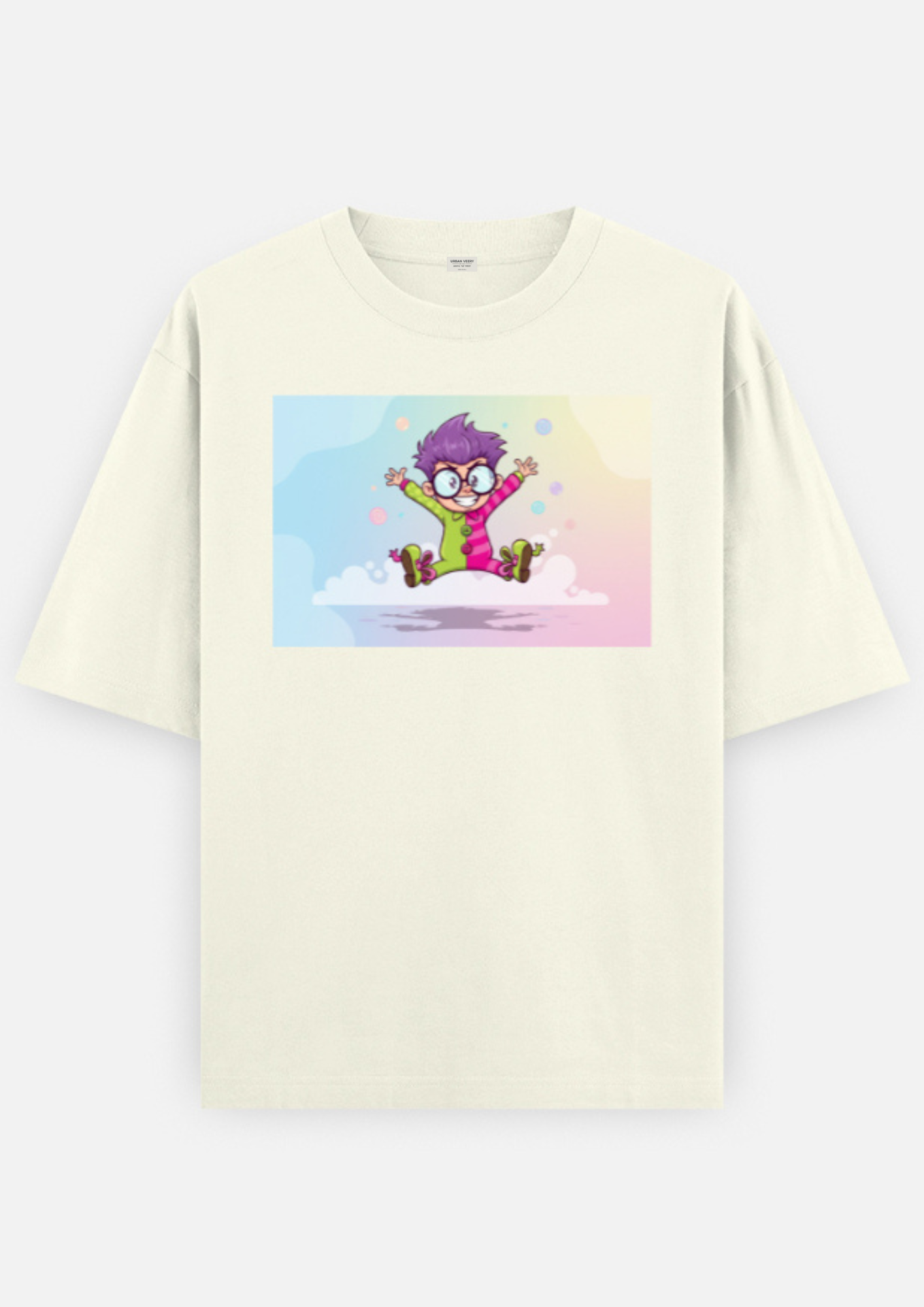 "CLOUD CATCHER " Classic Oversized Graphic Printed T-shirt