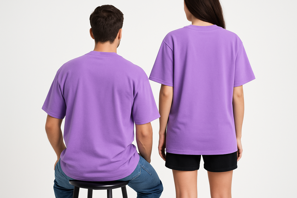 Classic oversized tee : LAVENDER