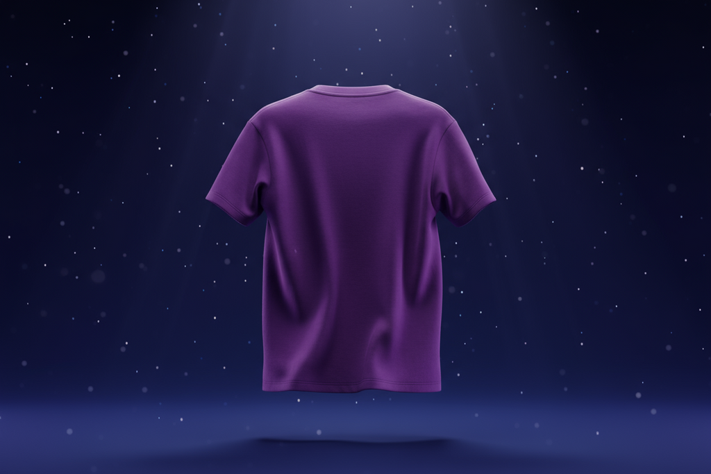 Classic crew neck tee : PURPLE