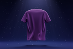 Classic crew neck tee : PURPLE