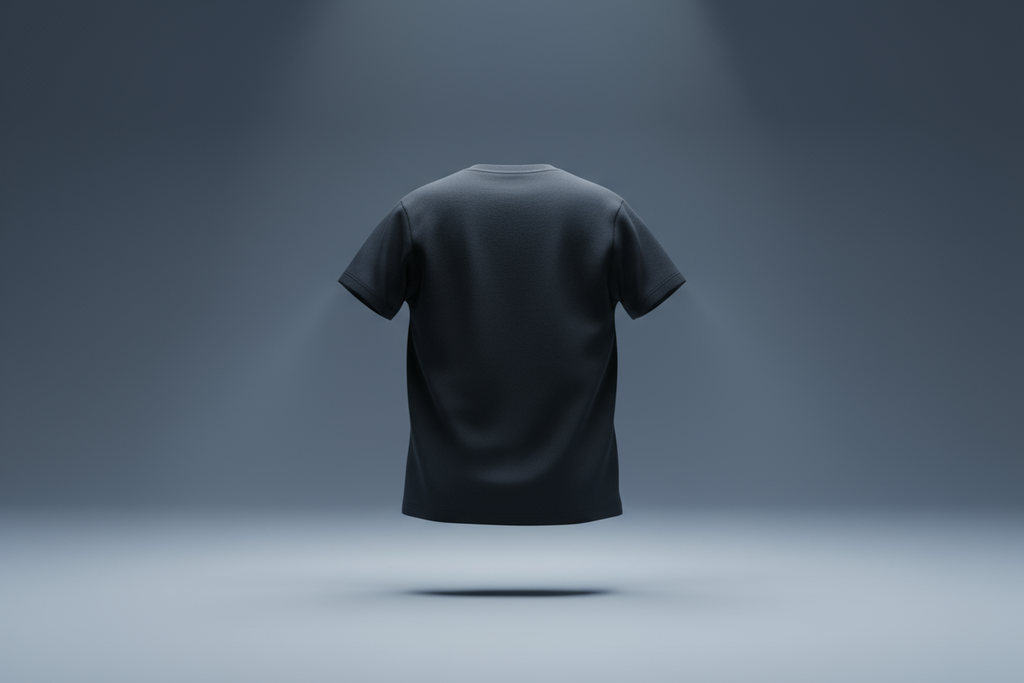 Classic crew neck tee : BLACK