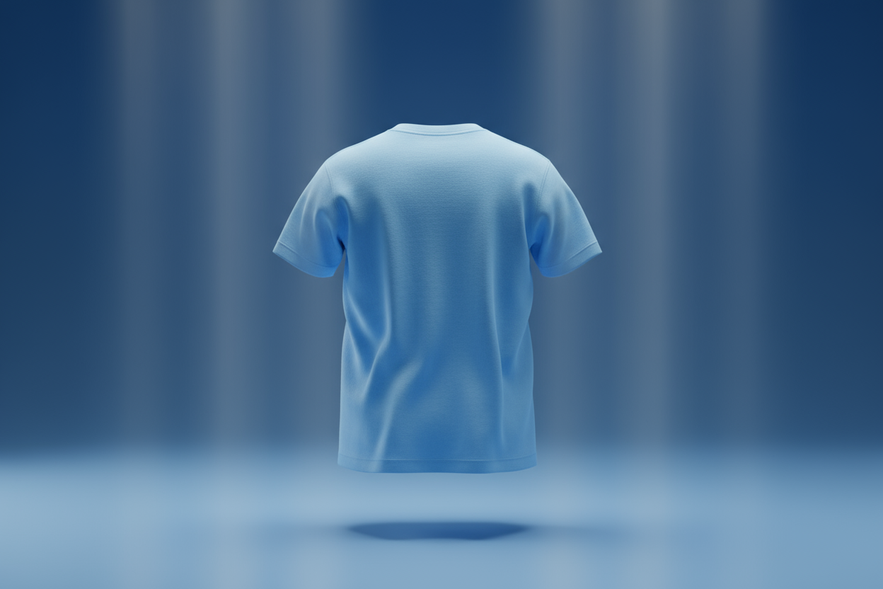 Classic crew neck tee : SKY BLUE