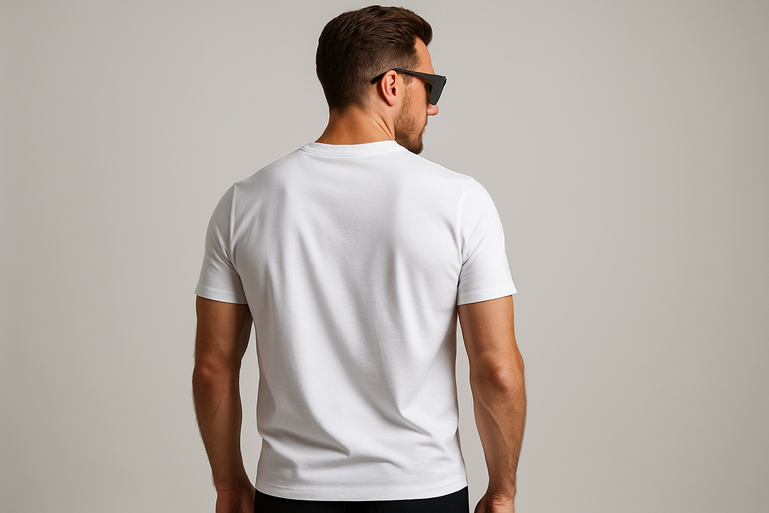 Luxe Supima tee :WHITE