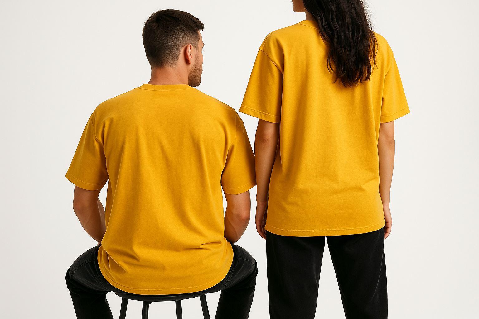 Classic oversized tee : GOLDEN YELLOW