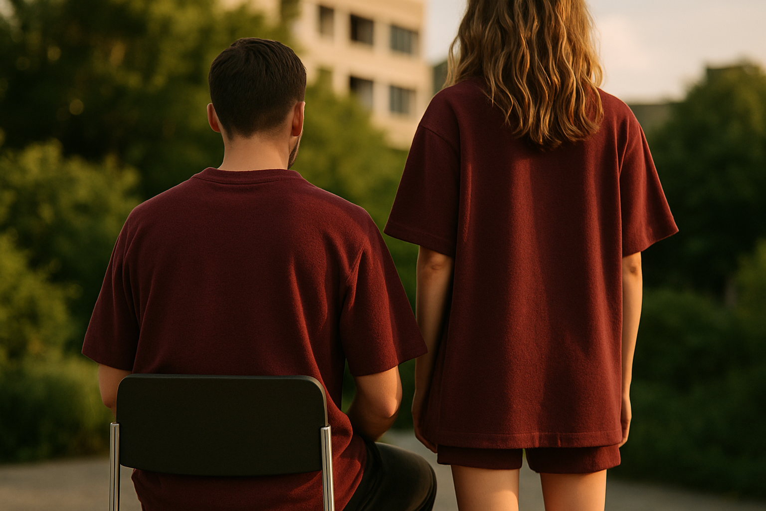 Terry Oversized tee : MARRON