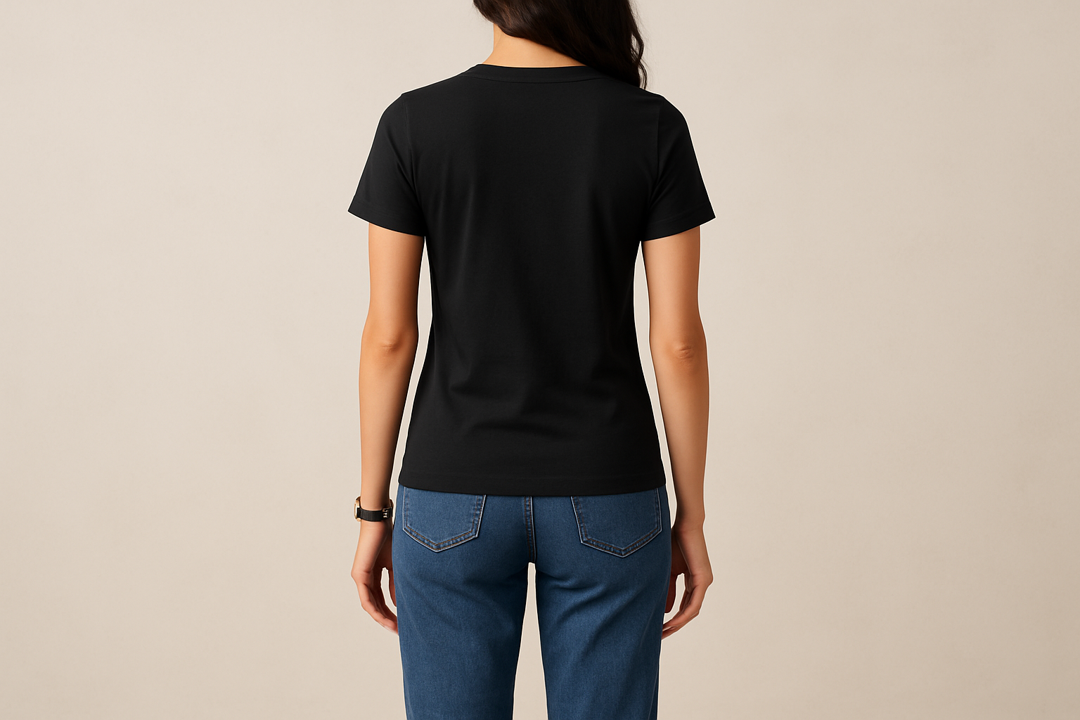 Supima prime tee :BLACK
