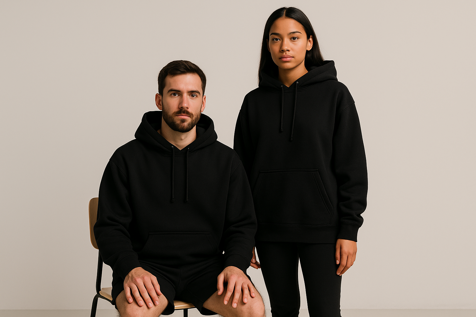 Oversized Hoodie : BLACK