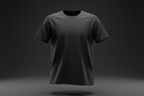 Classic crew neck tee : BLACK