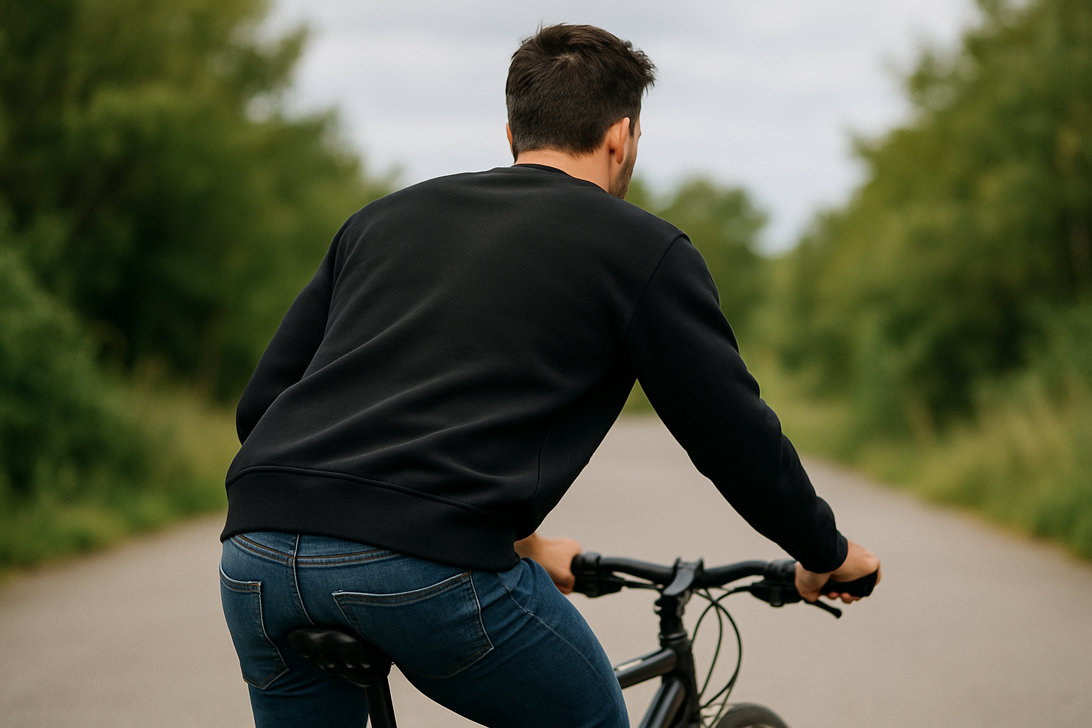 Heavy weight Sweatshirt :BLACK