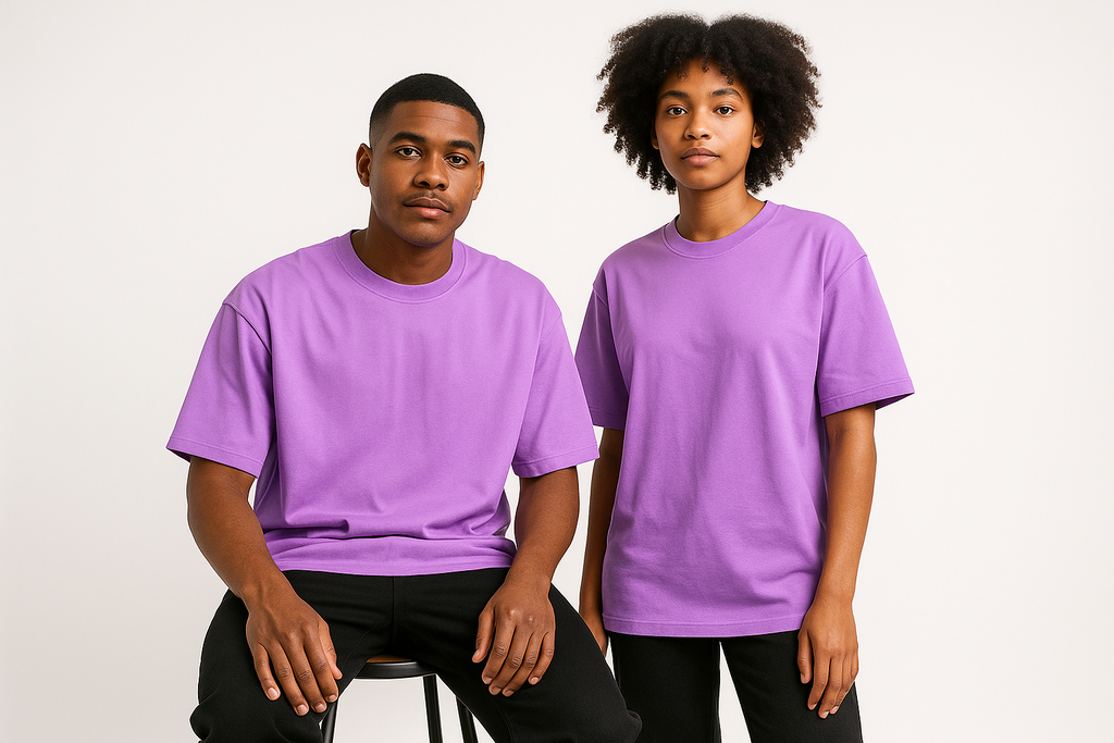 Classic oversized tee : LAVENDER