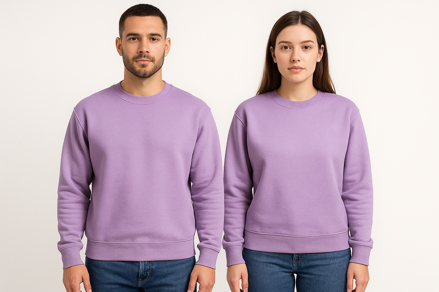 Oversized sweatshirt :LAVENDER