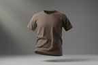 Classic crew neck tee : BROWN