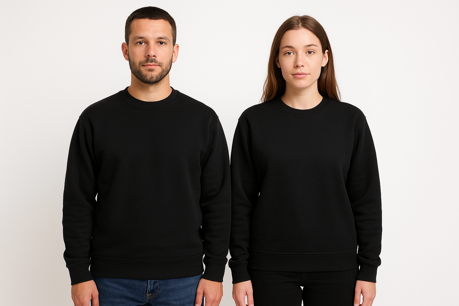 Oversized sweatshirt :BLACK