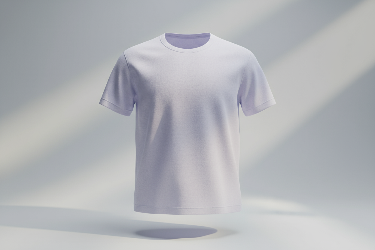 Classic crew neck tee : LAVENDER